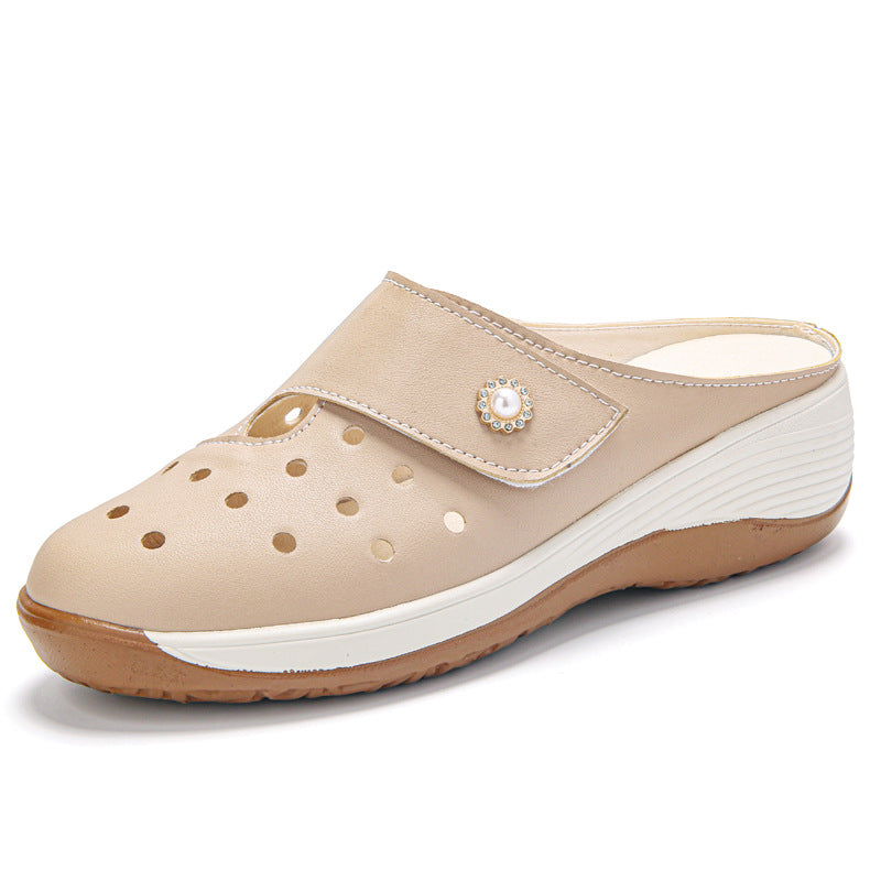 Zapatos casuales de verano de suela gruesa