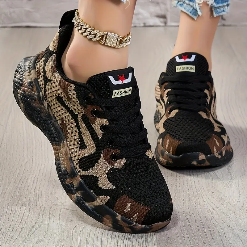 Zapatillas de tenis de camuflaje para hombre