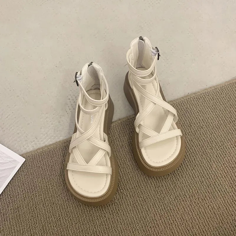 Sandalias de verano antideslizantes y cómodas de suela gruesa
