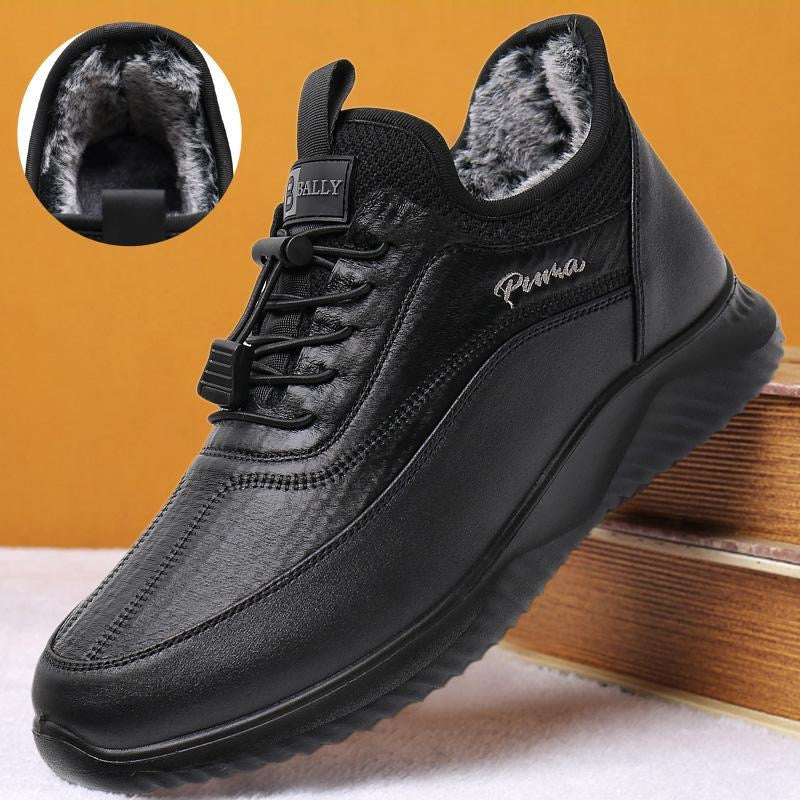 Zapatos cálidos de cuero para hombre