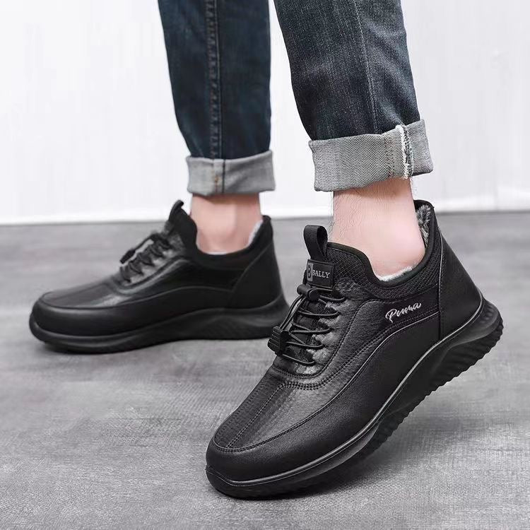 Zapatos cálidos de cuero para hombre