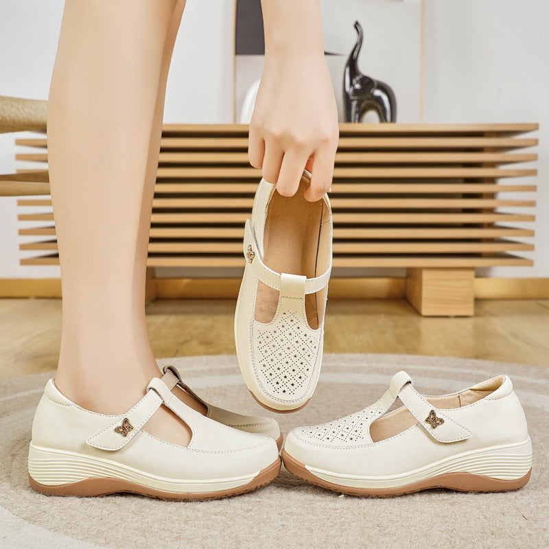 Zapatos de cuña ortopédicos