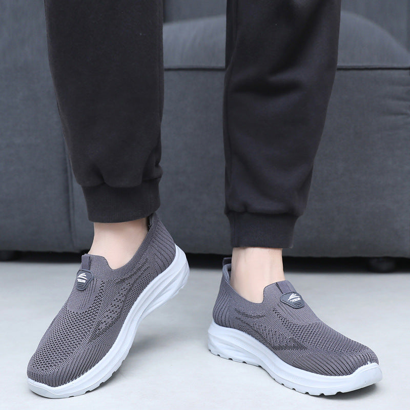 Zapatos para caminar transpirables Flyknit para hombre