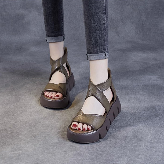 Zapatos de plataforma retro