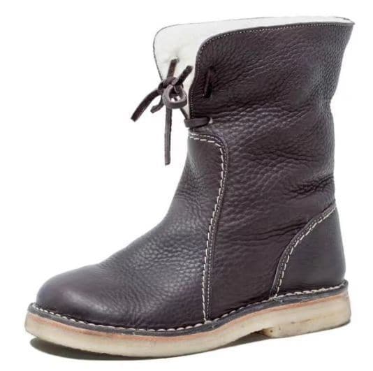 Botas impermeables de cuero