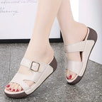 Zapatillas antideslizantes con tacón de cuña