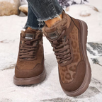 Botas Casuales para Mujer con Forro Cálido y Cordones