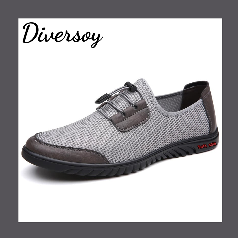 Nuevas zapatillas de malla estilo deportivo-casual