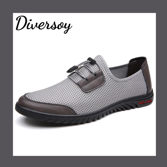 Nuevas zapatillas de malla estilo deportivo-casual