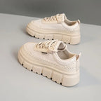 2025 Zapatos casuales de suela gruesa y caña baja