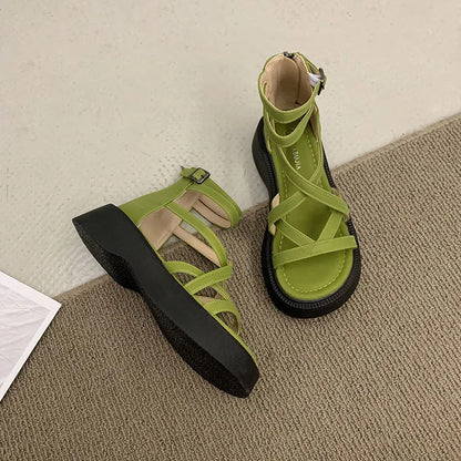 Sandalias de verano antideslizantes y cómodas de suela gruesa
