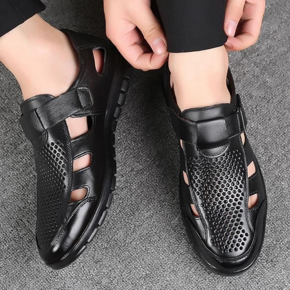 Sandalias de cocodrilo para hombre