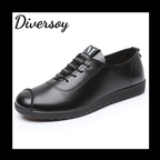 Zapatos cuero suela suave antideslizante
