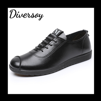 Zapatos cuero suela suave antideslizante