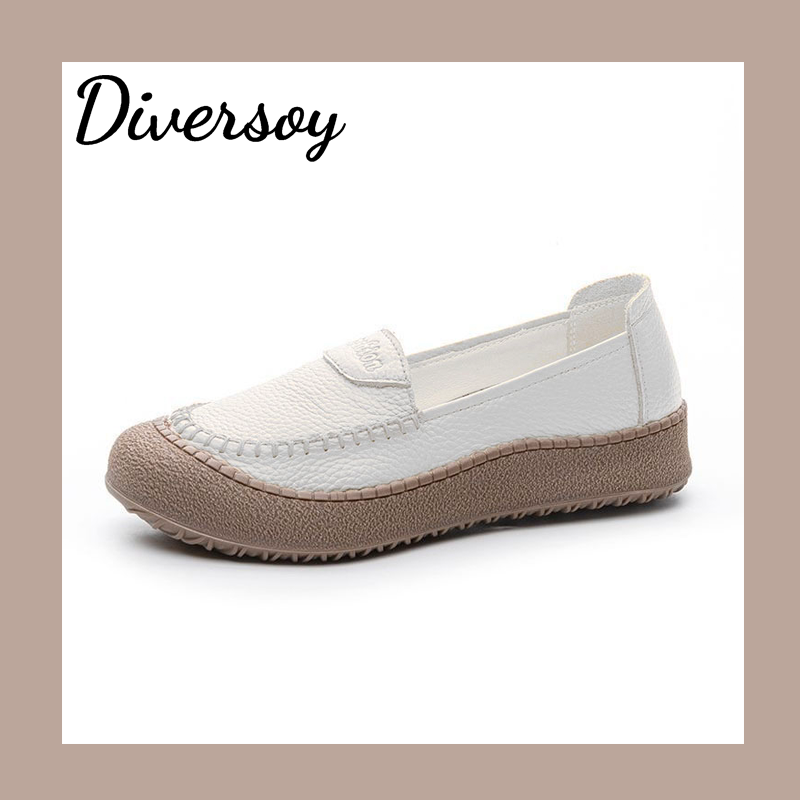 Zapatos de suela blanda 100% de piel de vaca auténtica.