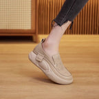 Mocasines transpirables de suela gruesa súper suaves