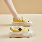Zapatillas deportivas de piel transpirables que mejoran la altura