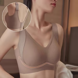 🔥ÚLTIMO DÍA 50% DE DESCUENTO - sujetador push up ajustable sin aros y acanalado para mujer