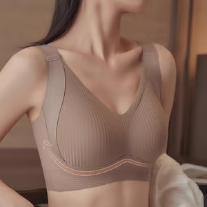 🔥ÚLTIMO DÍA 50% DE DESCUENTO - sujetador push up ajustable sin aros y acanalado para mujer