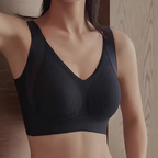 🔥ÚLTIMO DÍA 50% DE DESCUENTO - sujetador push up ajustable sin aros y acanalado para mujer