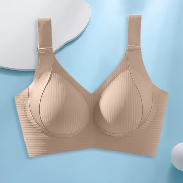 🔥ÚLTIMO DÍA 50% DE DESCUENTO - sujetador push up ajustable sin aros y acanalado para mujer