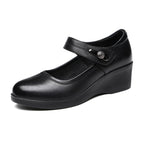 Zapatos de piel de suela blanda de alta calidad