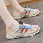 Pantuflas de verano de suela gruesa de malla