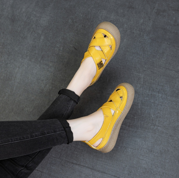 Zapatos de Piel Suaves y Cómodos para Mujer
