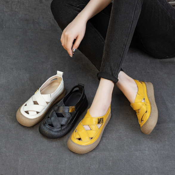 Zapatos de Piel Suaves y Cómodos para Mujer