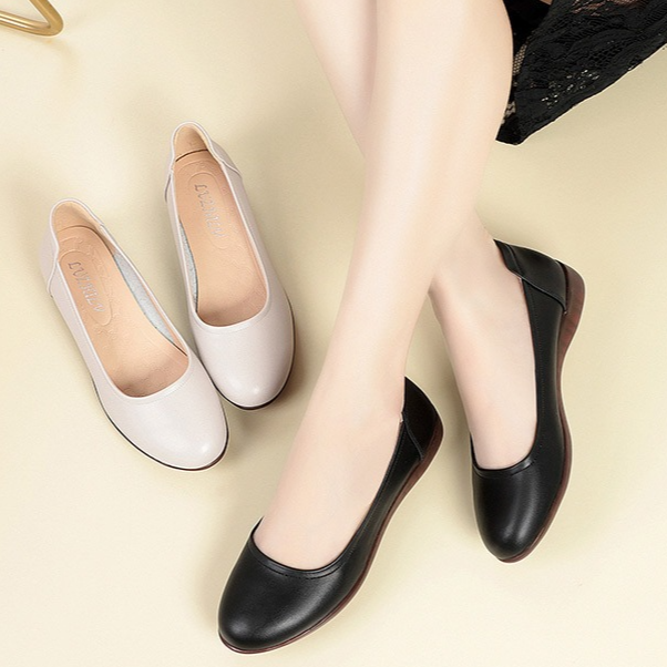 Zapatos de mujer de piel suaves y cómodos