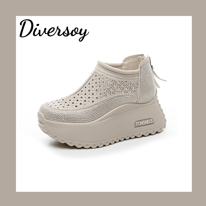 Zapatos casuales huecos elevados