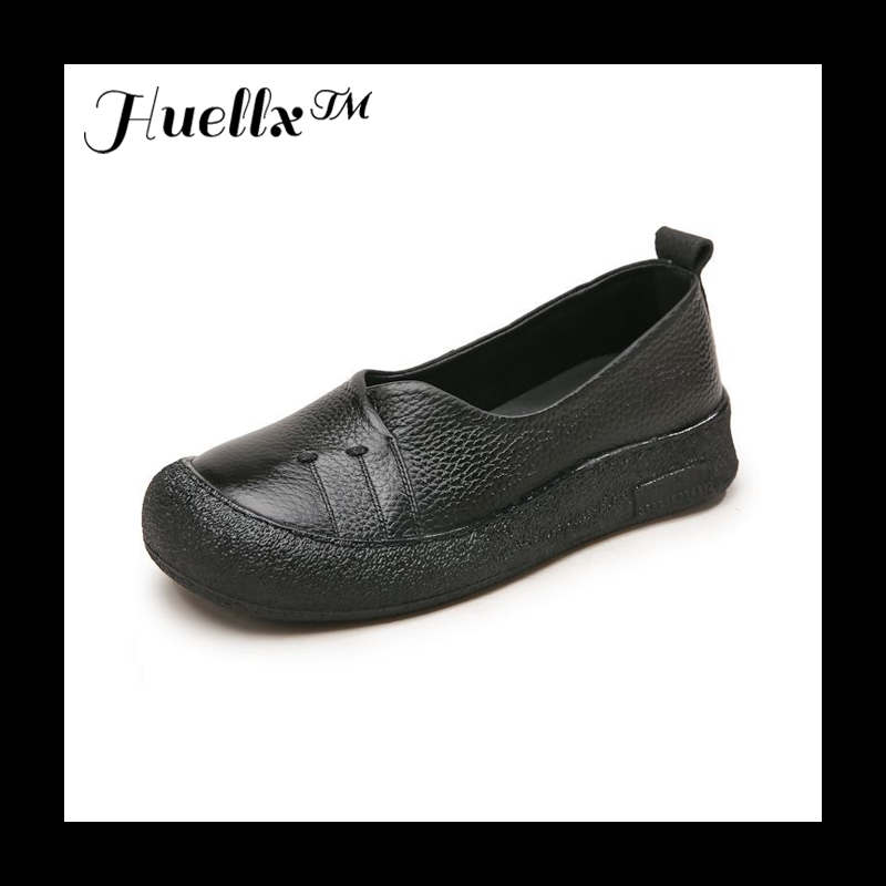 Zapatos de piel de vaca 100% auténtica