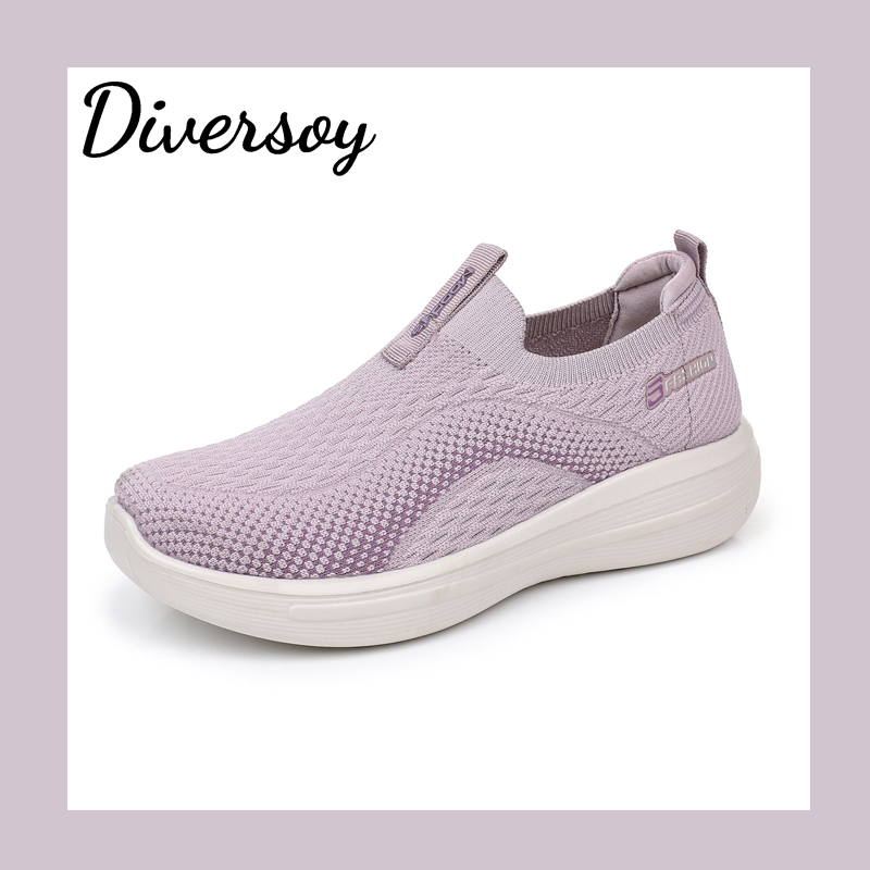 Zapatos tejidos sin cordones
