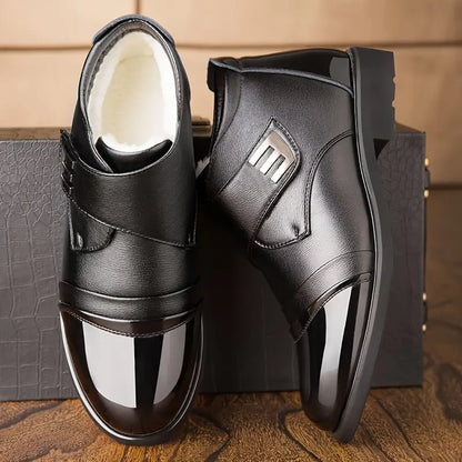 Zapatos de piel de terciopelo de invierno