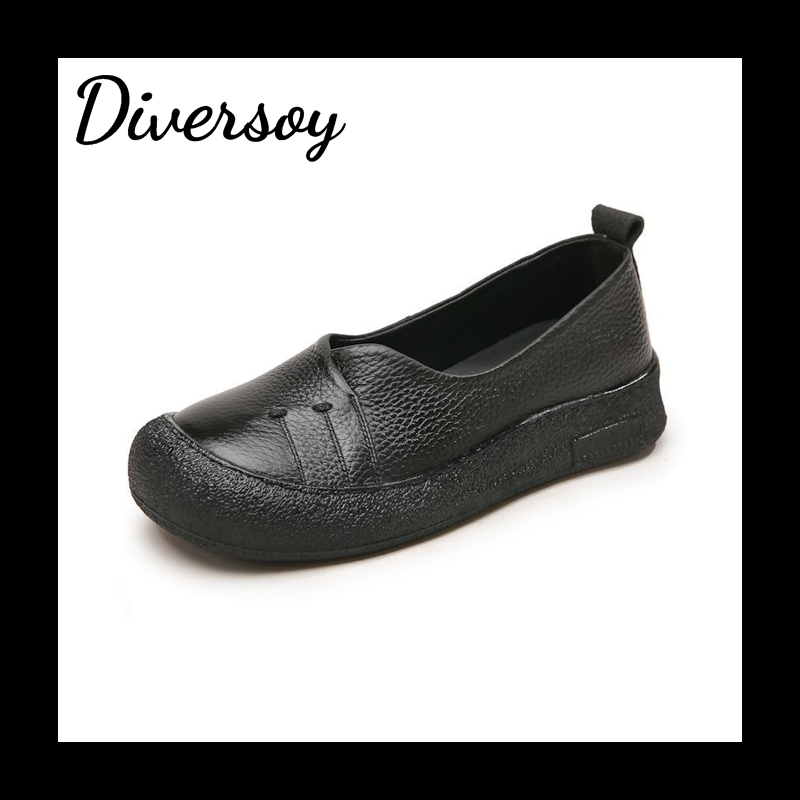 Zapatos de piel de vaca 100% auténtica