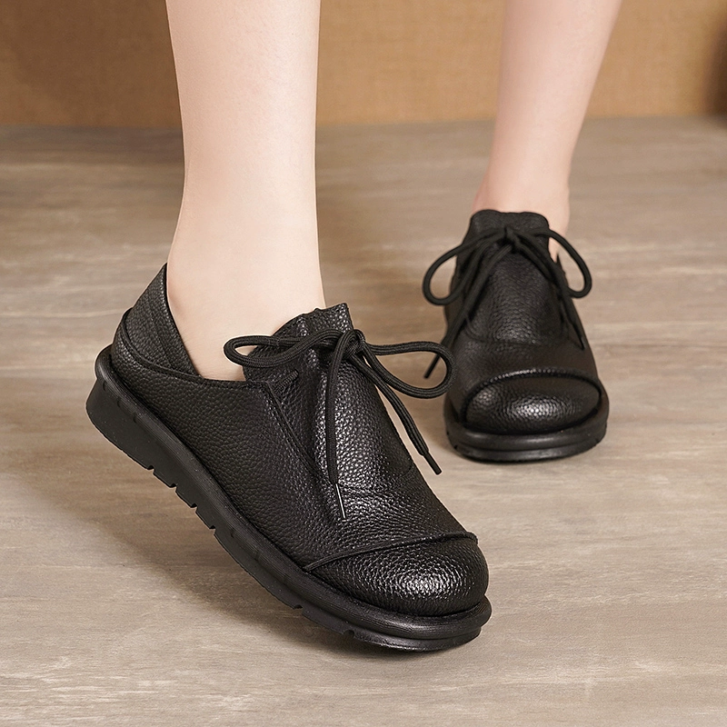 Zapatos retro con cordones
