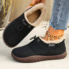 Zapatos cálidos sin cordones para mujer