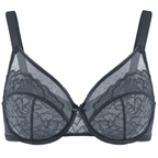 ✨HSIA Enchante Sujetador de encaje floral de talla grande con aros, sin forro, sin relleno y cobertura total Outdoorfun👙