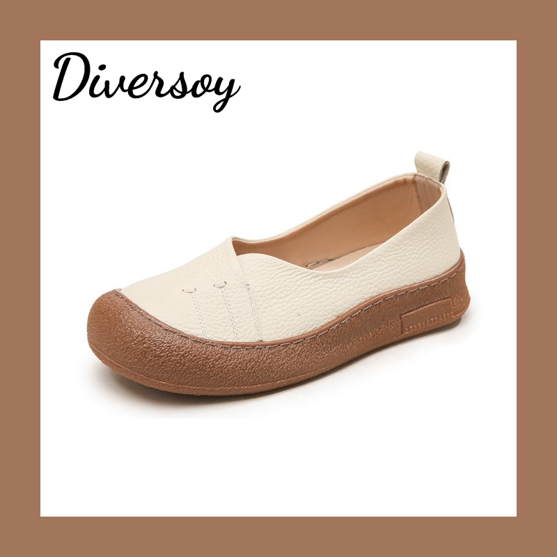 Zapatos de piel de vaca 100% auténtica