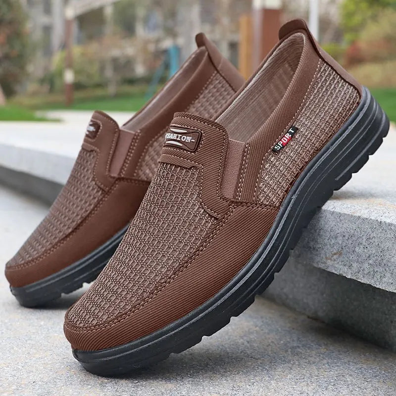 nuevos zapatos de malla para hombre