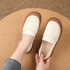 Zapatos de cuero punta redonda muy suaves