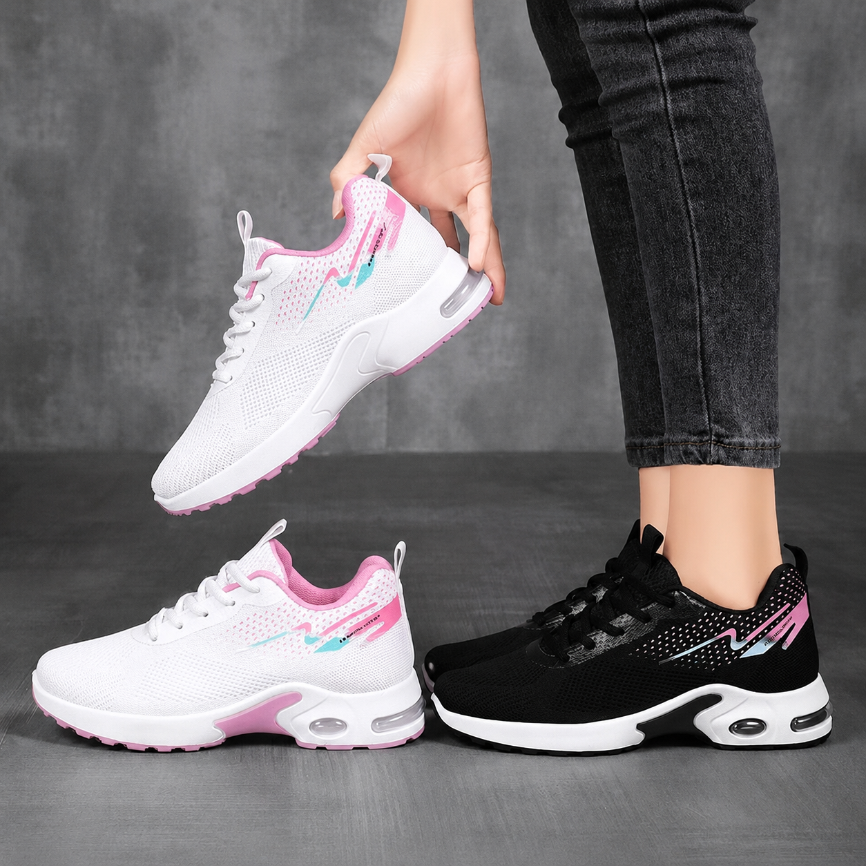 Zapatillas Transpirables con Amortiguación para Mujer