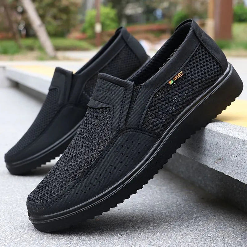 nuevos zapatos de malla para hombre