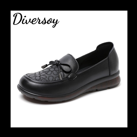 Zapatos loafer bordados corte bajo