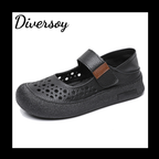 Zapatos de piel de vacuno perforada de grano superior