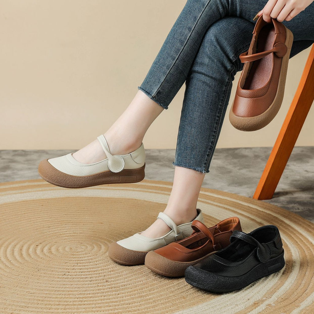 2026 Nuevos zapatos piel vacuno primera capa