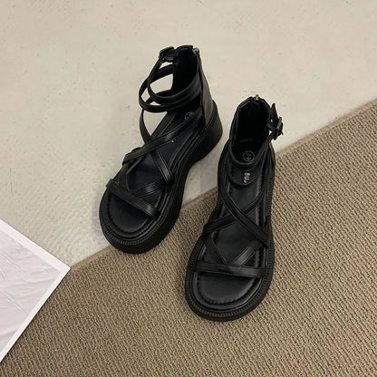 Sandalias de verano antideslizantes y cómodas de suela gruesa
