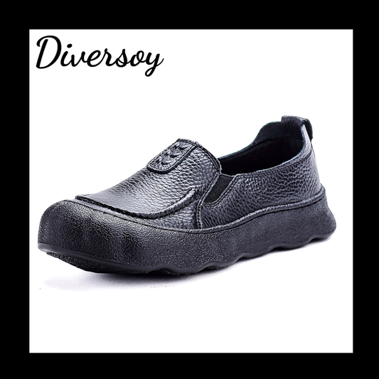 Zapatos de suela blanda 100% de cuero genuino