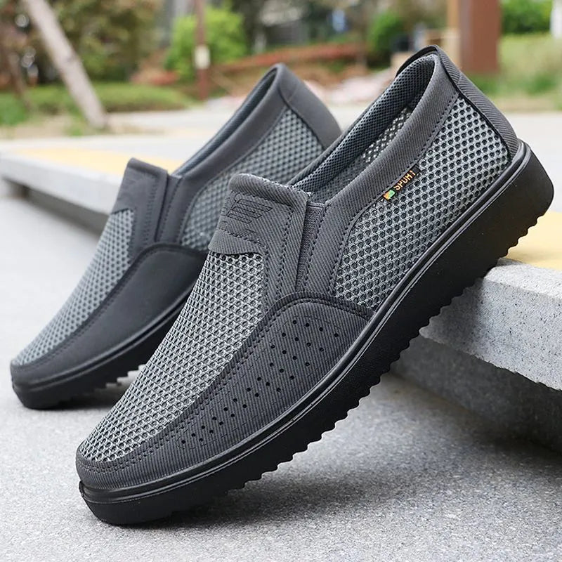 nuevos zapatos de malla para hombre
