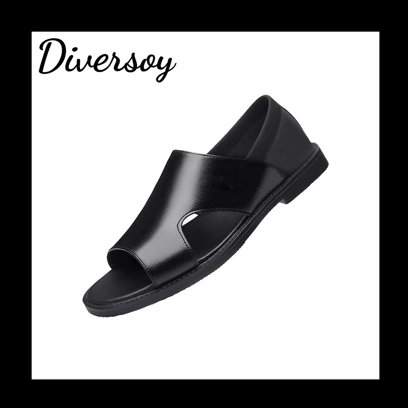 Sandalias de cuero ligeras para hombre